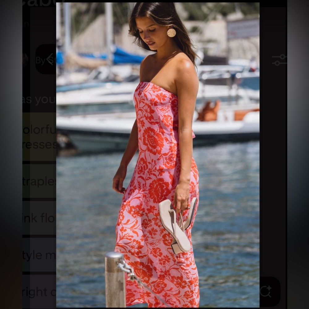 12th tribe strapless dress
